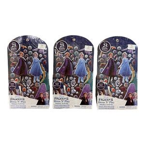Disney Tara Frozen Set of 3 Dress N Play Sticker Activity Sets Else Anna New